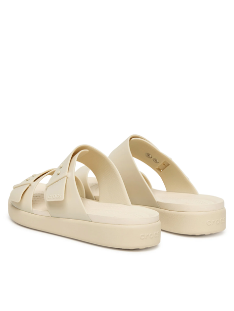 Жіночі крокси сандалі Crocs Brooklyn Buckle Low Cream (39-40, бежевий) - Фото 3 Жіночі крокси сандалі Crocs Brooklyn Buckle Low Cream (39-40, бежевий) - зображення 3