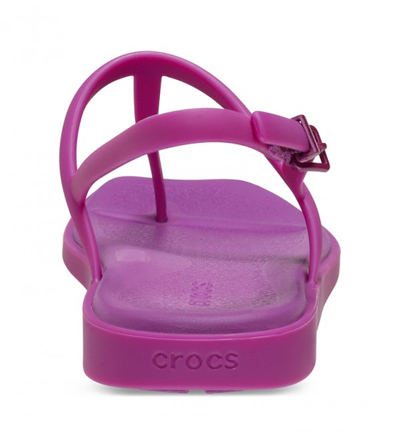 Жіночі сандалі Маямі Crocs Miami Thong Flip Grapeberry (37-38, фіолетовий) - Фото 6 Жіночі сандалі Маямі Crocs Miami Thong Flip Grapeberry (37-38, фіолетовий) - зображення 6