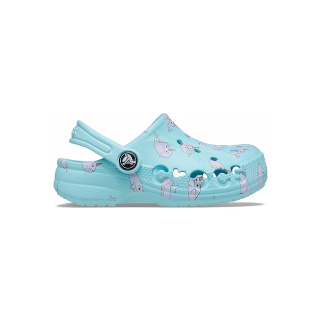 Дитячі крокси для дівчинки Crocs Baya Graphic Blue (32/33, блакитні) - Фото 3 Дитячі крокси для дівчинки Crocs Baya Graphic Blue (32/33, блакитні) - изображение 3