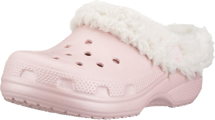 Дитячі крокси для дівчинки Crocs Mammoth Lined Clog Cotton Candy Pink (22/23, рожевий) - Фото 2 Дитячі крокси для дівчинки Crocs Mammoth Lined Clog Cotton Candy Pink (22/23, рожевий) - изображение 2
