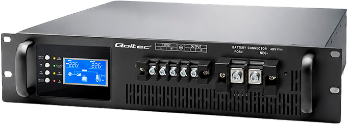 UPS Qoltec RACK 5kVA 5000W LCD (5901878539393) - Zdjęcie 1 UPS Qoltec RACK 5kVA 5000W LCD (5901878539393) - obraz 1