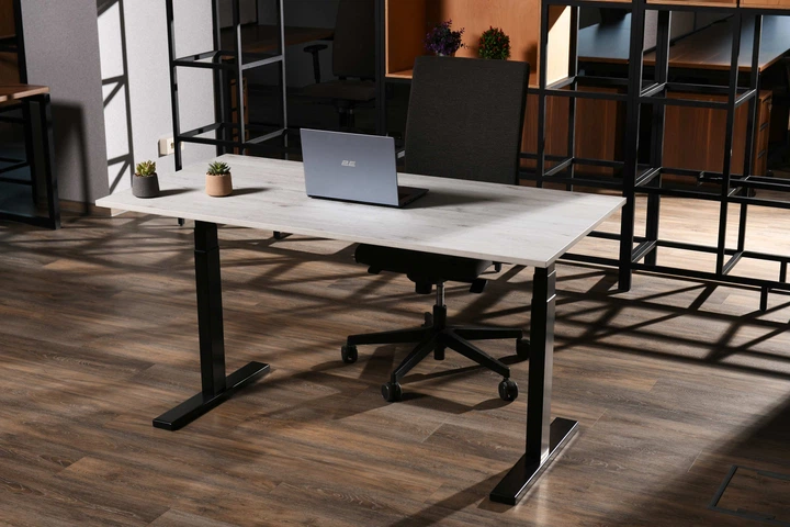 Стіл комп'ютерний 2E Wood White 620/1280x1500х750мм (2E-CE150WWHITE-MOTORIZED) - изображение 8