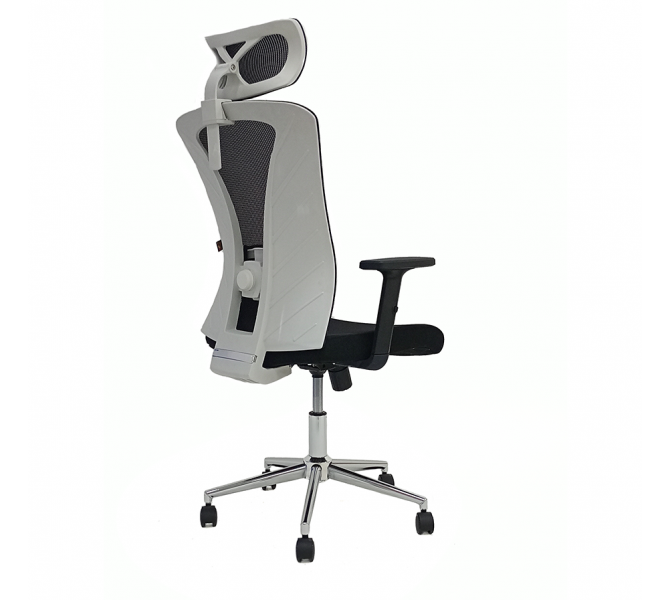 Крісло Barsky Mesh White/Black BM-04 - изображение 6