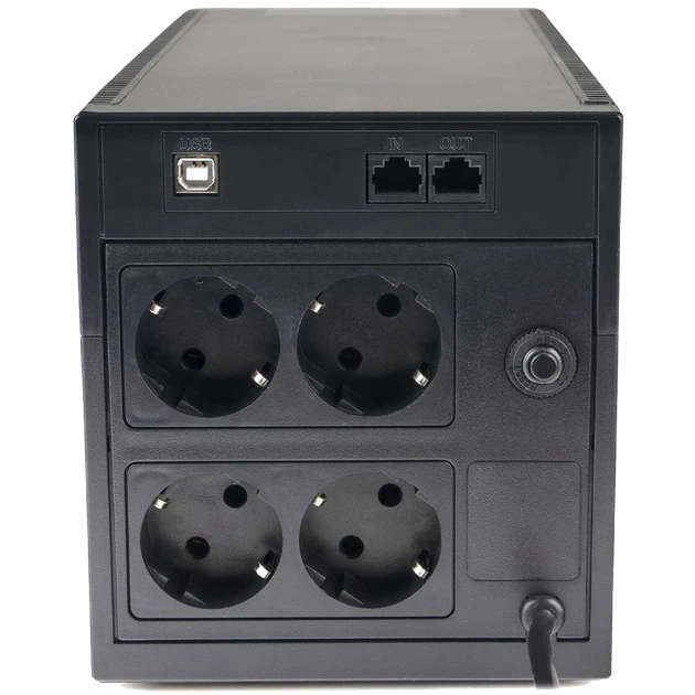 Джерело безперебійного живлення Powercom RPT-1500AP Schuko - зображення 2
