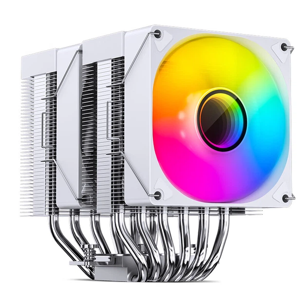 Кулер Jonsbo CR-1400 DV2 ARGB Edition White - изображение 2