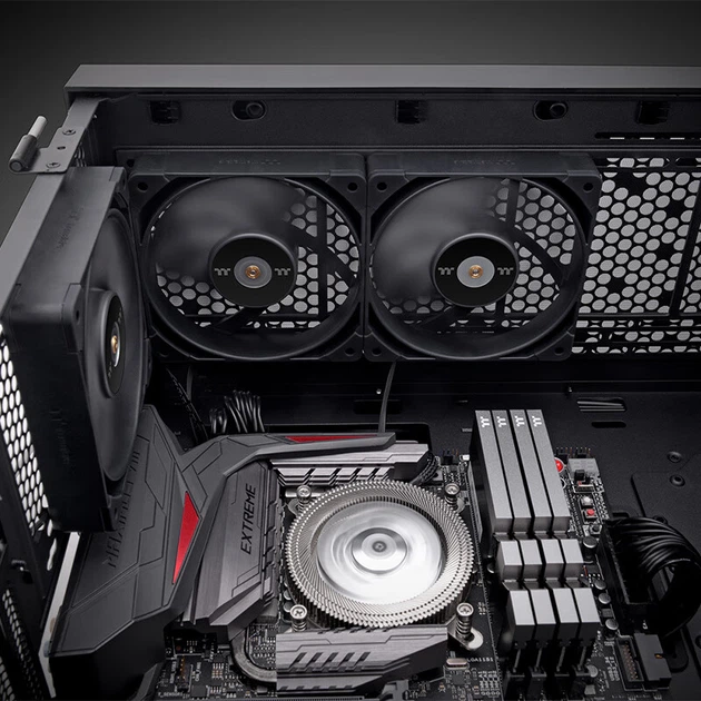 Вентилятор Thermaltake TOUGHFAN 12 Pro 120 мм PWM Black - Фото 8 Вентилятор Thermaltake TOUGHFAN 12 Pro 120 мм PWM Black - изображение 8