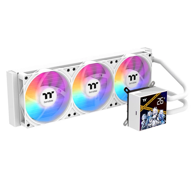 Система водяного охолодження Thermaltake Steel Shadow Frost 360 ARGB White - зображення 3