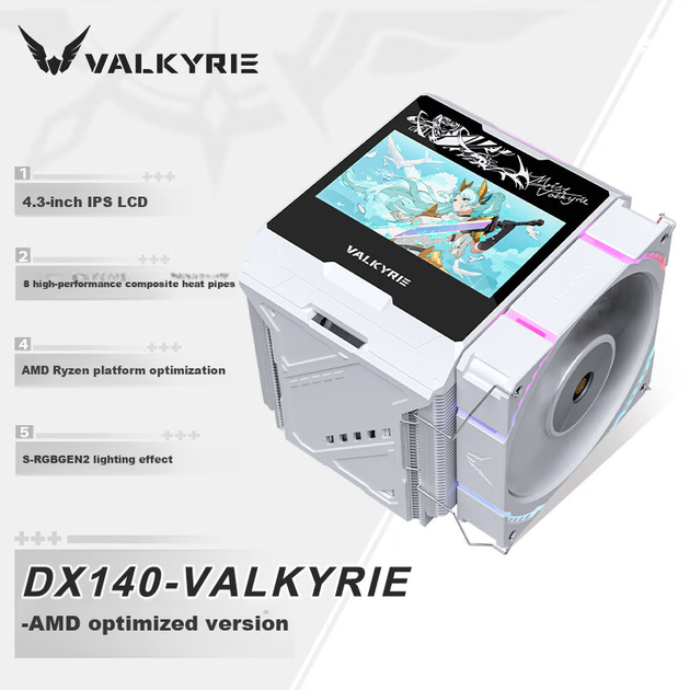 Кулер Valkyrie DX140 AMD Optimized Edition VK - изображение 3