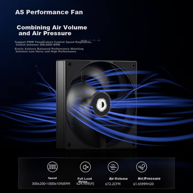 Система водяного охолодження ID-COOLING Frostflow 280 Black - зображення 6