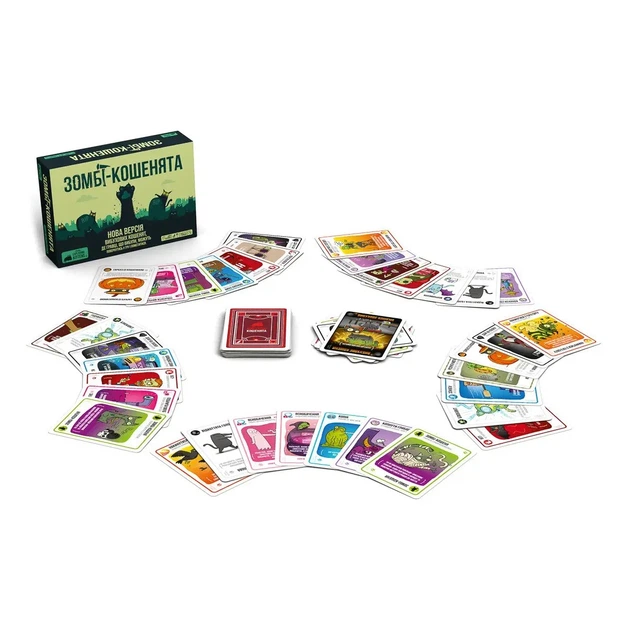 Настольная игра Rozum Взрывные Зомби-котята (укр), (R097UA) - изображение 3