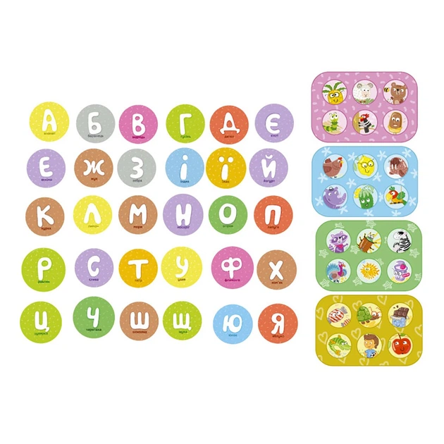 Настольная игра DoDo Бинго Вивчаємо літери, 300197 - изображение 2