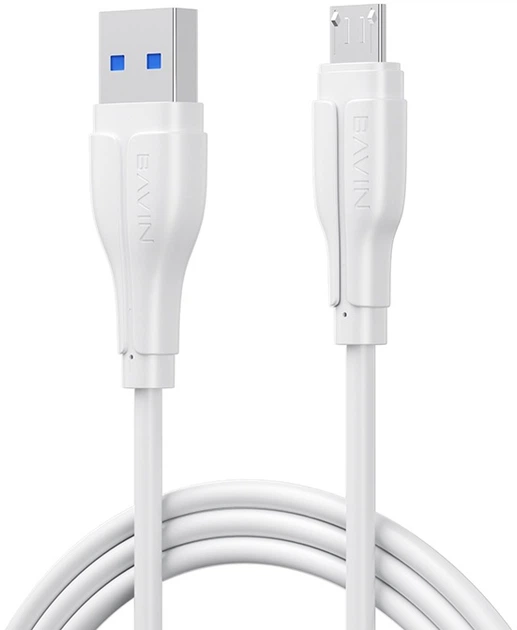 Кабель Bavin U-CB385-M Fast Charging 18W Micro-USB/Type-C 1 м White (U-CB385-M WH) - Фото 1 Кабель Bavin U-CB385-M Fast Charging 18W Micro-USB/Type-C 1 м White (U-CB385-M WH) - изображение 1
