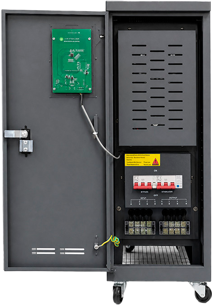 Стабілізатор напруги Qoltec автоматичний AVR 15kVA Expert Line (5901878519074) - зображення 6