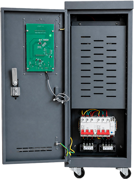 Stabilizator napięcia Qoltec automatyczny AVR 10kVA Expert Line (5901878519067) - Zdjęcie 5 Stabilizator napięcia Qoltec automatyczny AVR 10kVA Expert Line (5901878519067) - obraz 5