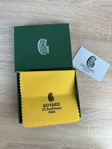 Гаманець Goyard монограмний чоловічий гаярд у фірмовій коробкці Гоярд чорний - Фото 8 Гаманець Goyard монограмний чоловічий гаярд у фірмовій коробкці Гоярд чорний - зображення 8