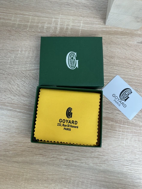 Гаманець Goyard монограмний чоловічий гаярд у фірмовій коробкці Гоярд чорно-коричневий - Фото 9 Гаманець Goyard монограмний чоловічий гаярд у фірмовій коробкці Гоярд чорно-коричневий - зображення 9