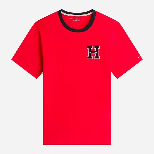 Футболка хлопковая длинная мужская Tommy Hilfiger 647166357 M Красная (1161365802) - изображение 5