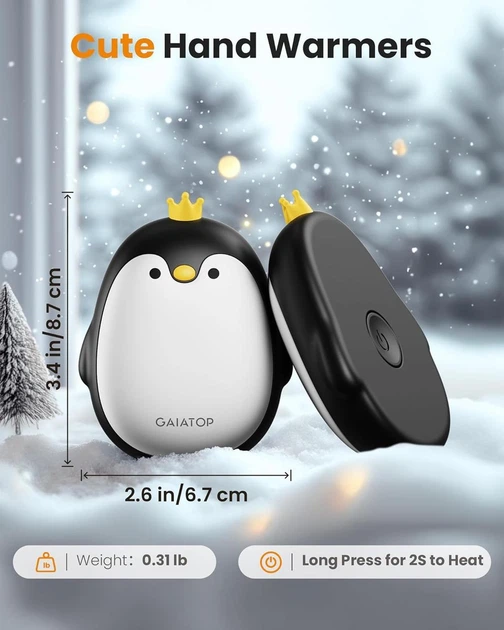 Магнитные грелки для рук Gaiatop Penguin, набор 2 шт - изображение 2