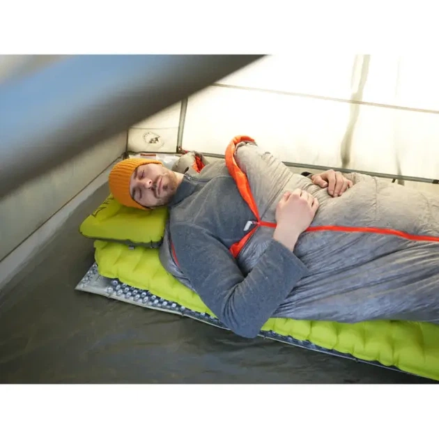 Килимок самонадувний Flextail Tiny Slleeping Pad, R03 AVS, розмір L (196 х 65 х 7 см), зелений - зображення 8