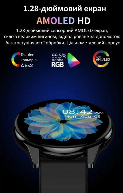 Смарт часы женские HryFine умный фитнес браслет на руку Smart Watch женские смарт вотч сенсорные для Android IOS с шагомером и Bluetooth звонками - изображение 6