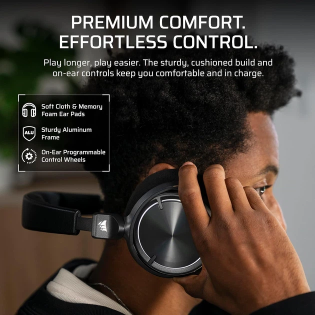 Навушники з мікрофоном Corsair Virtuoso Max Black (CA-9011372-WW) - зображення 8