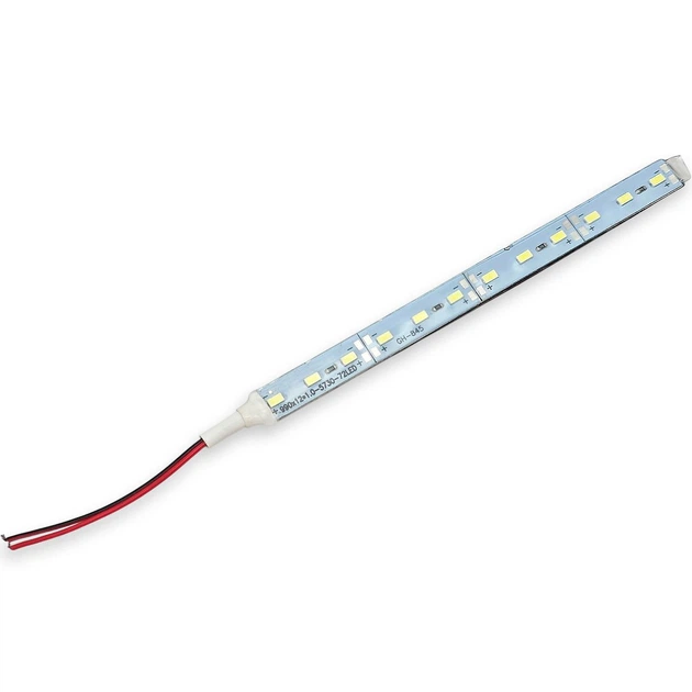 Світлодіодна алюмінієва лінійка 12V 12 smd білий 16 см (56106) - Фото 2 Світлодіодна алюмінієва лінійка 12V 12 smd білий 16 см (56106) - зображення 2