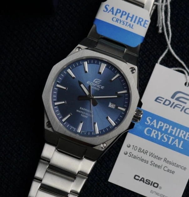 Чоловічий годинник Casio Edifice EFR-S108D-2A, кварцовий, сталевий браслет - зображення 3