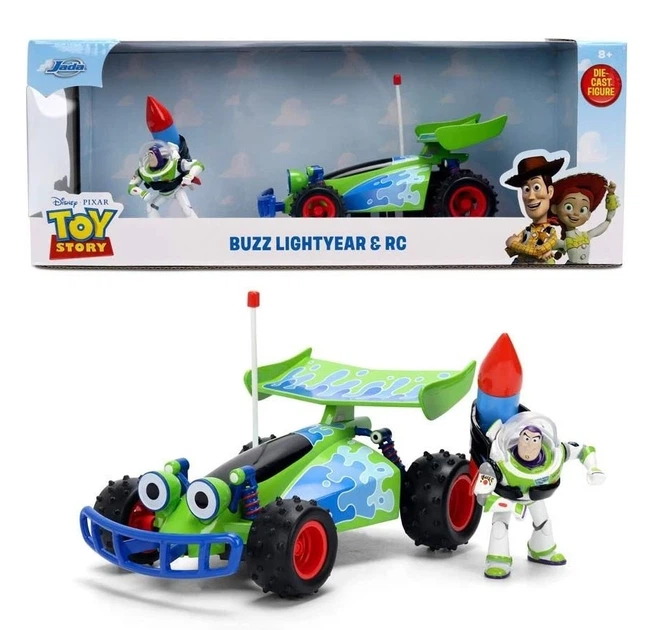 Колекційна машинка Jada Toys Disney Pixar Toy Story Turbo Buggy 1:24 з фігуркою Базза Лайтера (4006333105036) - зображення 2