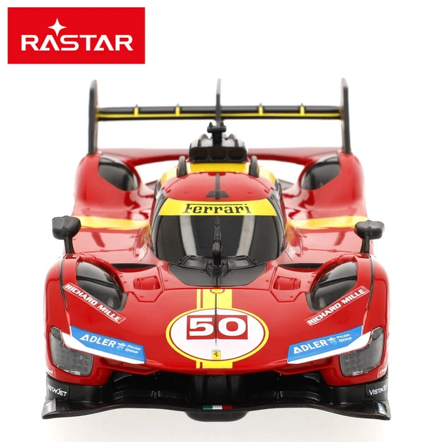 Samochód zdalnie sterowany Rastar Ferrari 499P №50 Le Mans 1:24 (8412842413757) - obraz 4