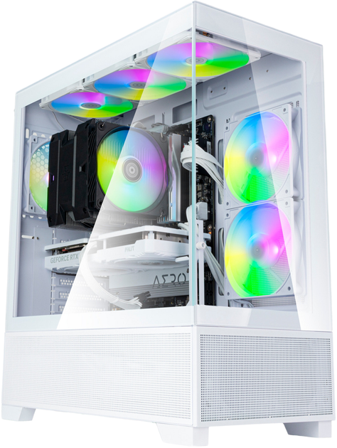 Корпус Silverstone Lucid 05 White (SST-LD05-W-ARGB) - зображення 2