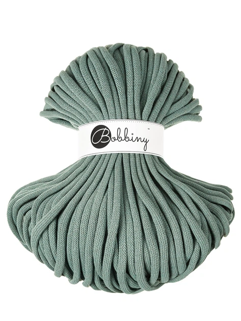 Шнур для в'язання Bobbiny Jumbo Jelly Laurel 9 мм 100 м - Фото 1 Шнур для в'язання Bobbiny Jumbo Jelly Laurel 9 мм 100 м - зображення 1