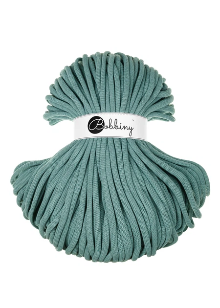 Шнур для вязания Bobbiny Jumbo Duck Egg Blue 9 мм 100 м - Фото 1 Шнур для вязания Bobbiny Jumbo Duck Egg Blue 9 мм 100 м - изображение 1