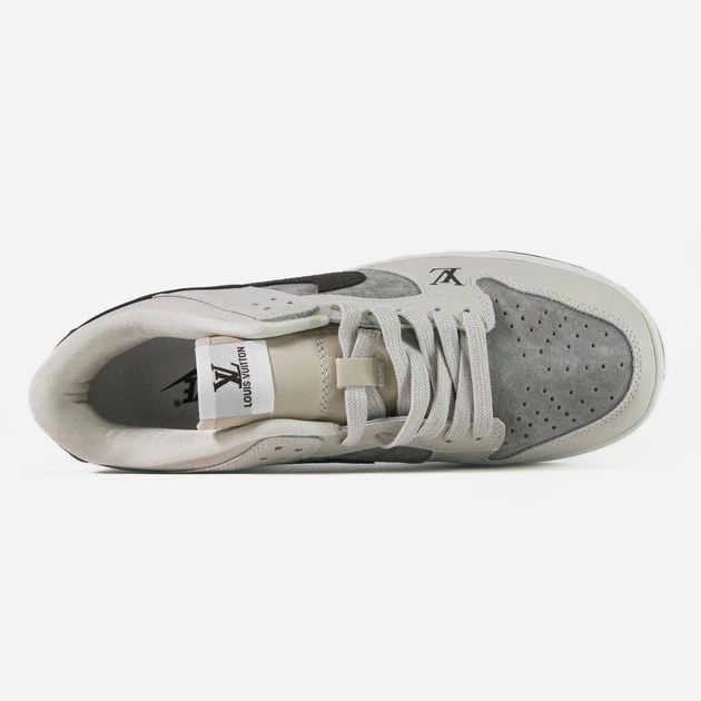 Кросівки Nike SB Dunk Low x Louis Vuitton Grey Black 41 - Фото 8 Кросівки Nike SB Dunk Low x Louis Vuitton Grey Black 41 - изображение 8