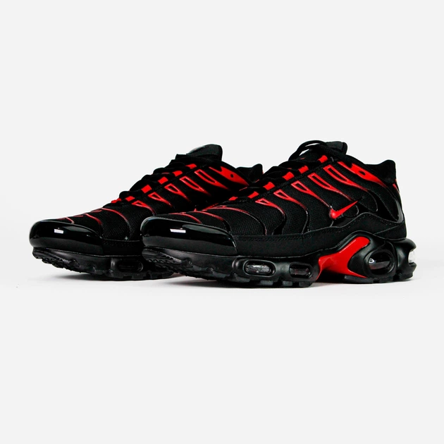 Кросівки Nike Air Max Tn Plus Black Red 40 - Фото 2 Кросівки Nike Air Max Tn Plus Black Red 40 - изображение 2