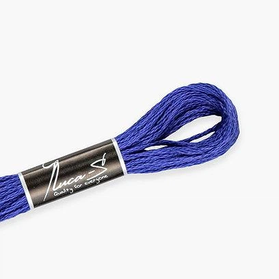Нитки муліне Luca-S Колір синій 148 - Фото 1 Нитки муліне Luca-S Колір синій 148 - изображение 1