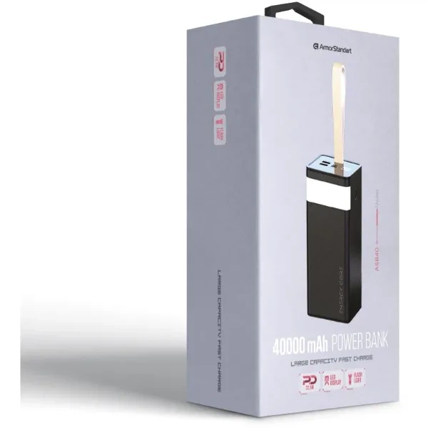 УМБ ArmorStandart EnergyCore ASB40 40000mAh PD22.5W Black (ARM80295) - зображення 5
