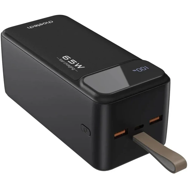 УМБ Choetech 50000mAh 65W PD QC3.0 Black (B733) - изображение 2