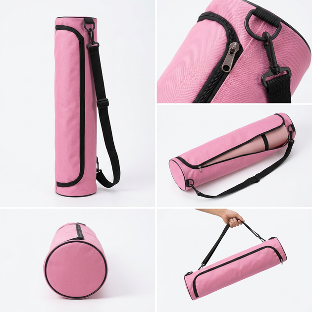 Чохол для килимка сумка для йога килимка SP-Sport Yoga Bag 1188 розмір 70х15 см Pink - зображення 4