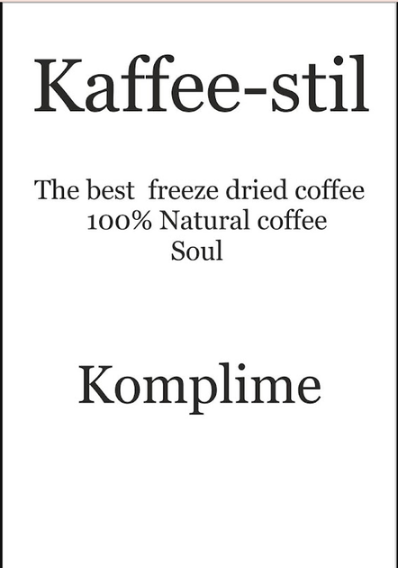 Кофе сублимированный (растворимый) Kaffee-stil «Компле»100 г - Фото 2 Кофе сублимированный (растворимый) Kaffee-stil «Компле»100 г - изображение 2
