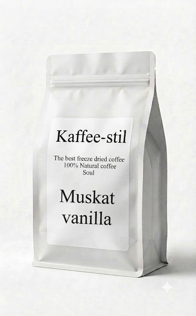 Кофе сублимированный (растворимый) Kaffee-stil «Мускат с ванилью» 100 г - Фото 1 Кофе сублимированный (растворимый) Kaffee-stil «Мускат с ванилью» 100 г - изображение 1