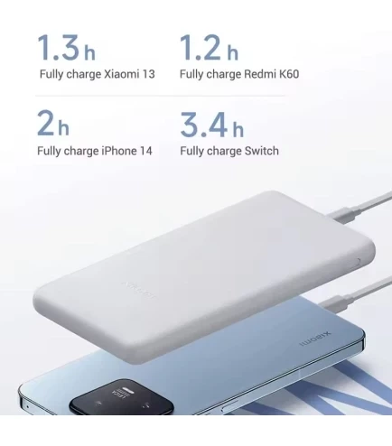 УМБ Xiaomi 10000mAh 22.5W BHR9350GL Light Grey (001012149220) - изображение 8