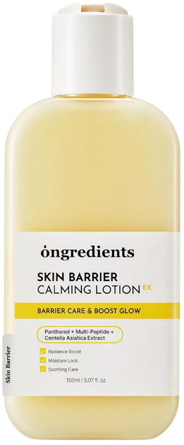 Лосьон для лица Ongredients Skin Barrier успокаивающий 150 мл (8809884772254) - Фото 1 Лосьон для лица Ongredients Skin Barrier успокаивающий 150 мл (8809884772254) - изображение 1