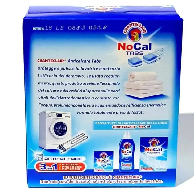Таблетки для видалення накипу Chanteclair NoCal Tabs 4 шт - Фото 6 Таблетки для видалення накипу Chanteclair NoCal Tabs 4 шт - зображення 6