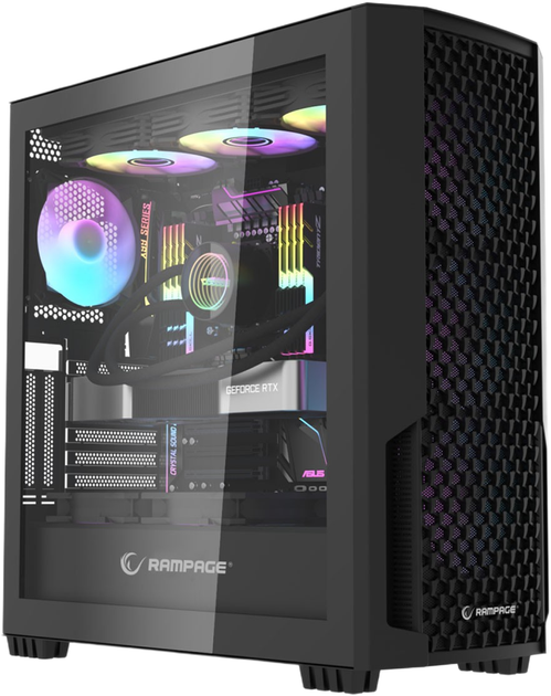 Корпус Rampage Shelob ARGB Black (8680096130038) - зображення 2