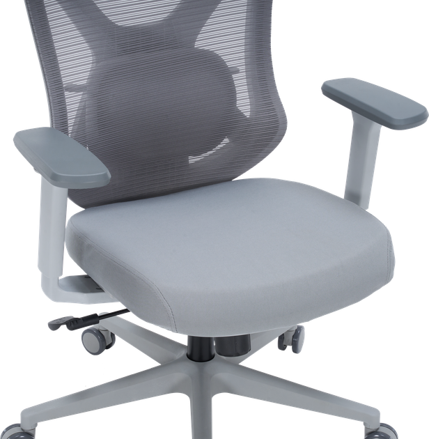 Офисное эргономичное кресло GT Racer B-5759 Gray/Gray - Фото 6 Офисное эргономичное кресло GT Racer B-5759 Gray/Gray - изображение 6