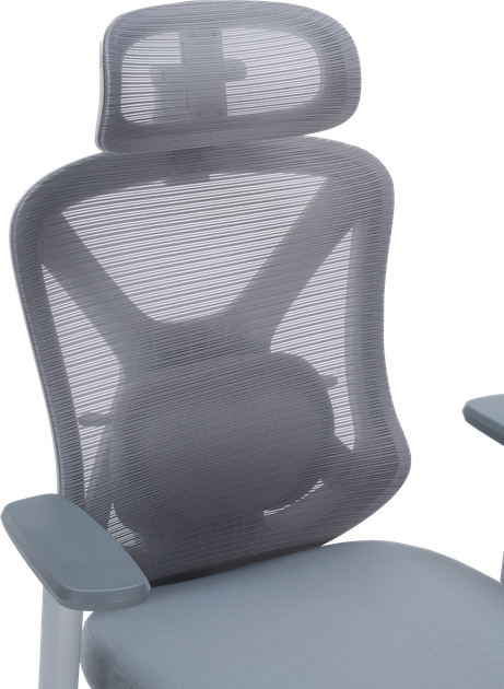 Офисное эргономичное кресло GT Racer B-5759 Gray/Gray - Фото 7 Офисное эргономичное кресло GT Racer B-5759 Gray/Gray - изображение 7