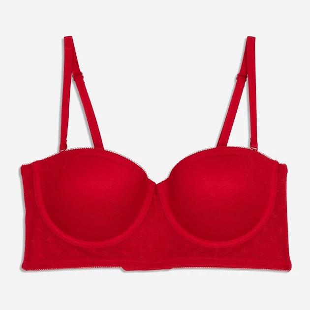 Бюстгальтер с Push-up с косточками Tommy Hilfiger 772578399 34C Красный (1161326920) - изображение 5
