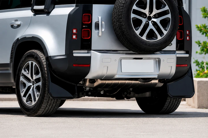 Брызговики Type-B (черный глянец, 4 шт.) для Land Rover Defender 2019- гг - изображение 2