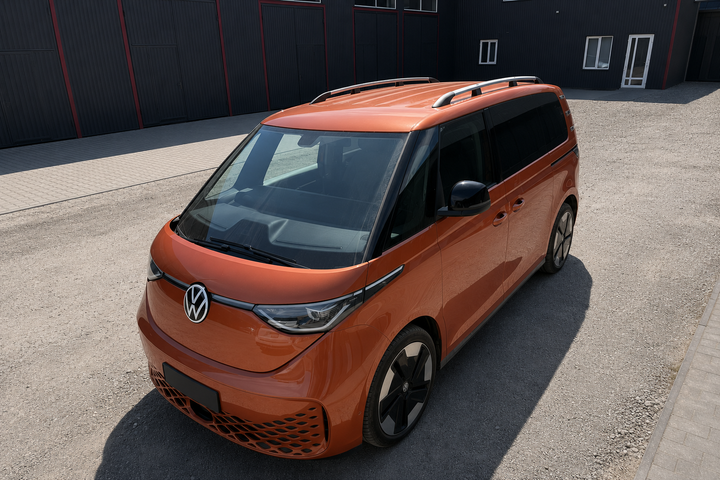 Хромированные Рейлинги (Турецкий Дизайн) Пластиковая ножка для Volkswagen ID BUZZ 2022- гг - изображение 4