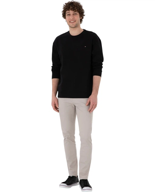 Світшот базовий тонкий U.S. Polo Assn. 2244939BLACK XL чорний (8683858856665) - зображення 4